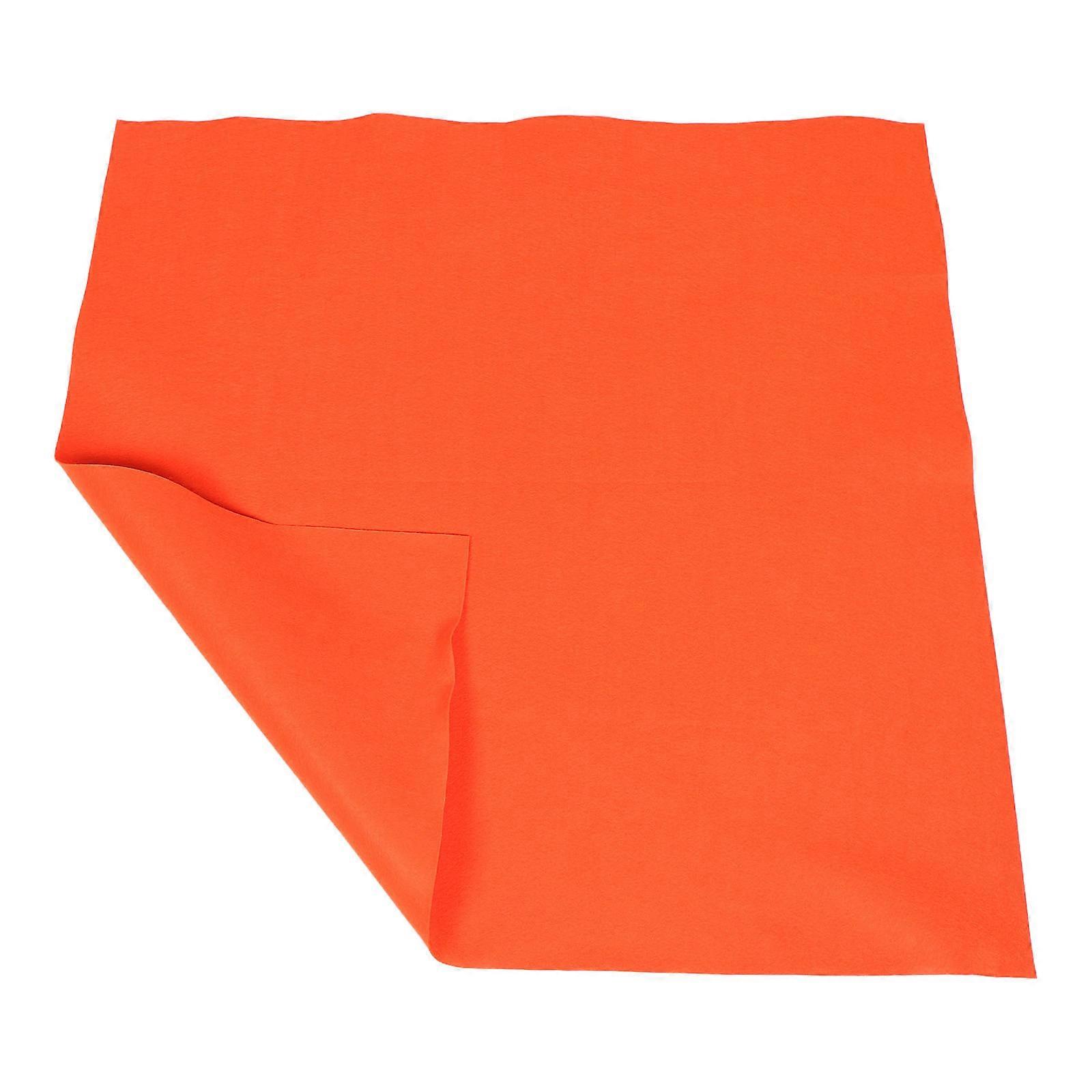 Orange Felt Fabric for DIY Crafts Soft and Comfortable Ideal for Kids Art Projects and Kindergarten Use 12 x 18 inches