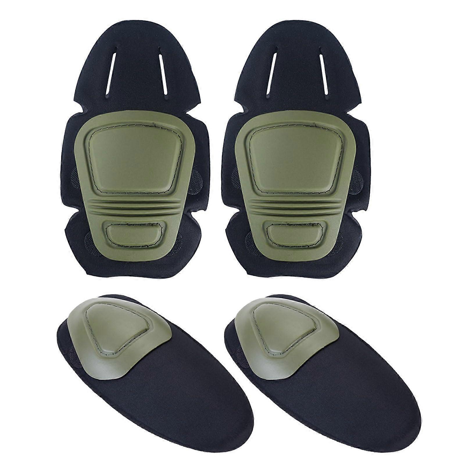 Outdoor Sports Knee And Elbow Pad Set With Foam Padding Knee And Elbow Guards Protective Gear Set For Women And Men AG