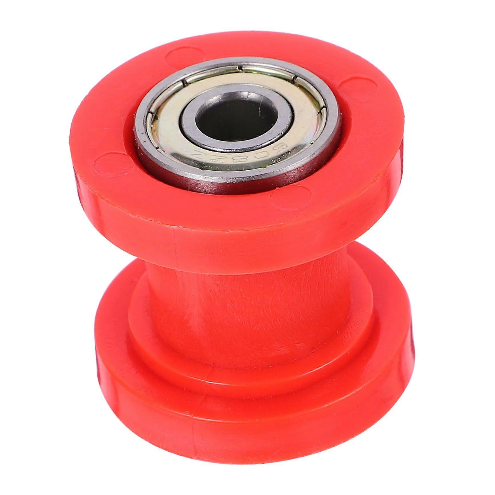 Motorcycle Chain Pulley Roller Chain Tensioner Guide Sprocket For Bikes Red 3.60X3.60X3.60CM