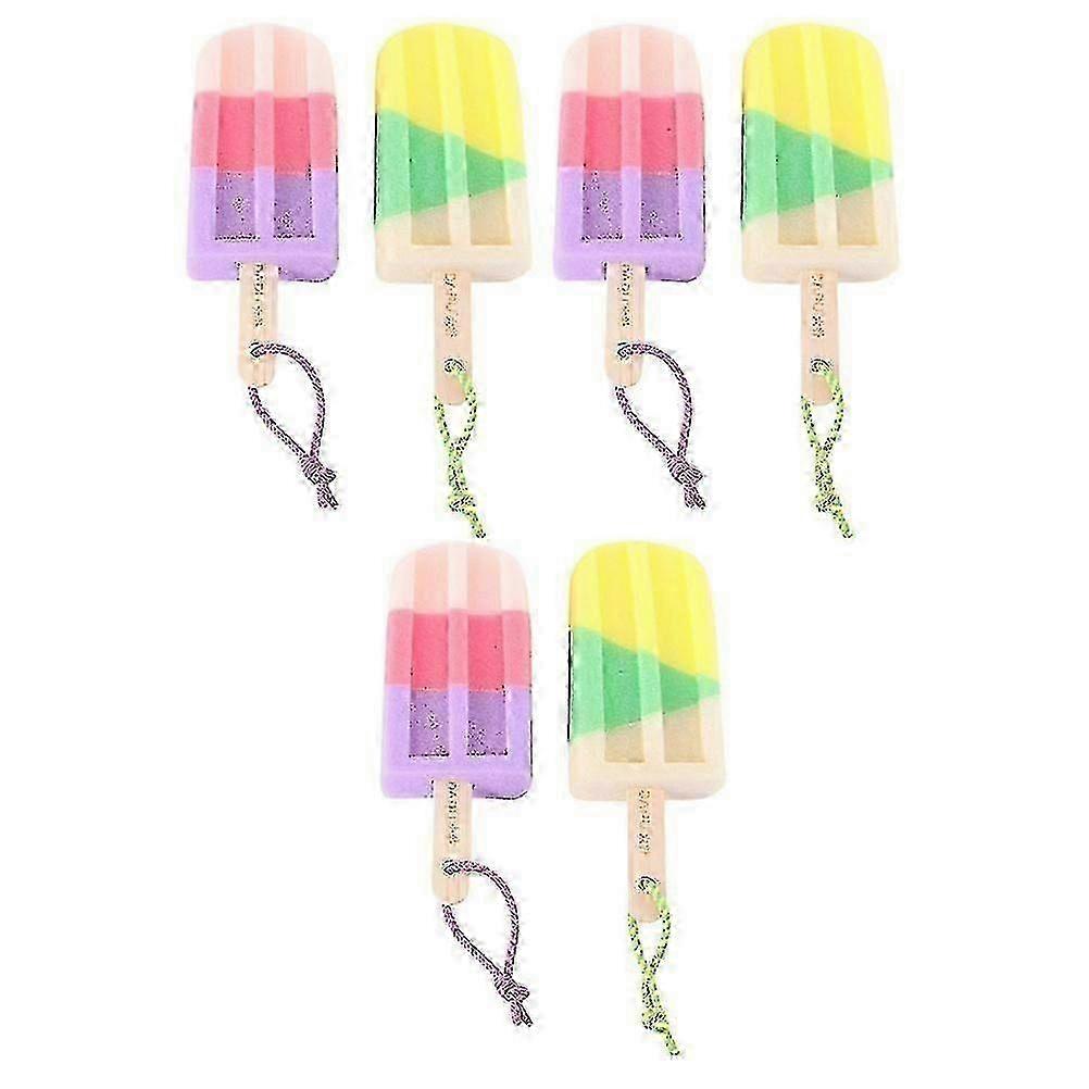 Pack Ice Cream Shower Sponges - Exfoliating Body Scrubber for Clean, Refreshing