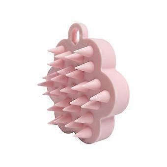 2pcs Cepillo de Silicona para Masajeador, Diseño de Silicona Integrado, Depurador de Cabello con Cerdas de Silicona Suaves para Ducha, Eliminación de Caspa y Relajación del Cuero Cabelludo, Nosotros