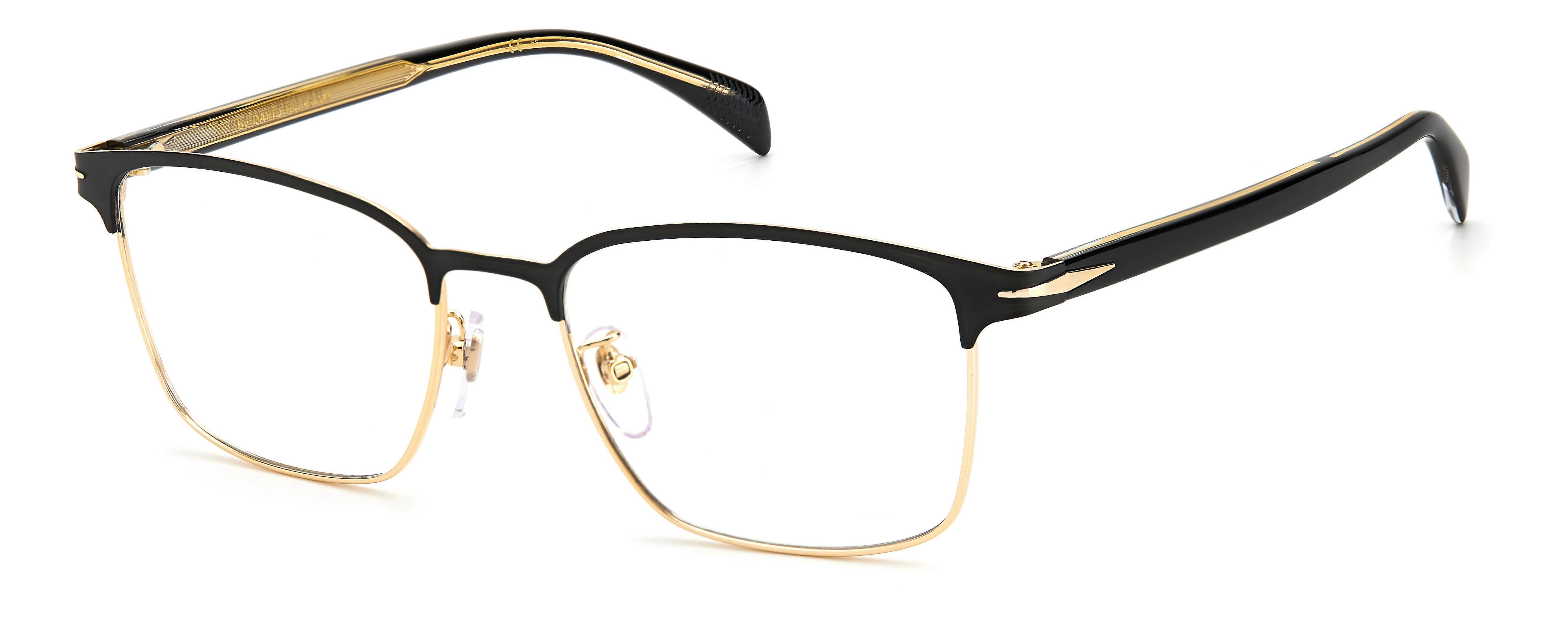Eyewear Frames DAVID BECKHAM DB 1059/F I46 MATTE BLACK GOLD 55/19/145 MAN
