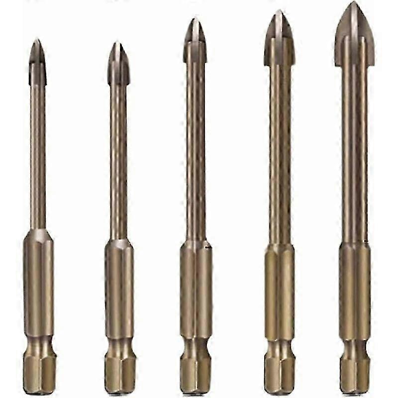 2025 Universal Drill Bit Set, High-Hardness Multifunctional Carbide Alloy Bits, Durable