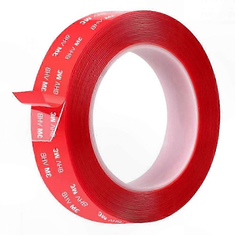 Transparent Nano Double-Sided Tape, 15mm x 3m, Heavy Duty Mounting Solution