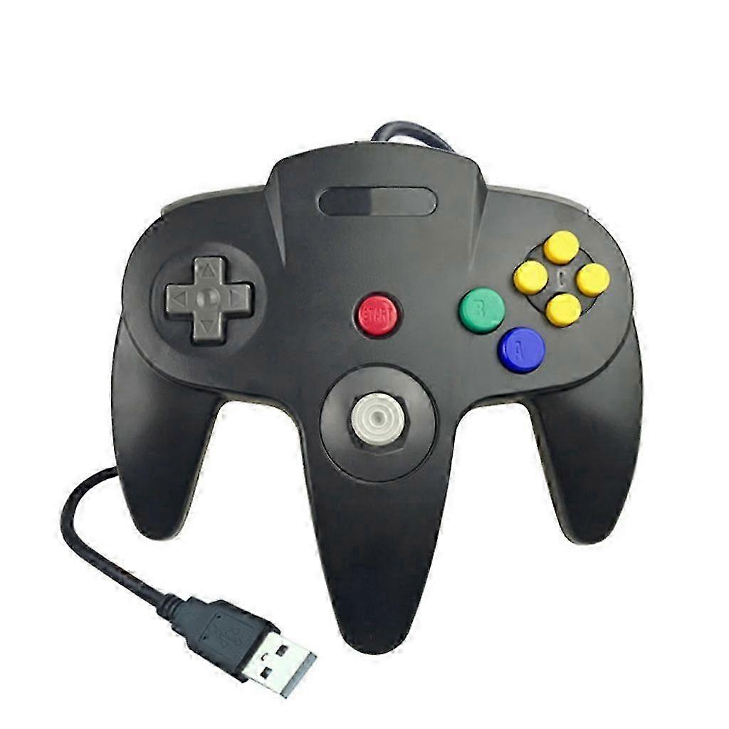 N64 USB-controller voor pc, bedrade gamepad Compatibel met Windows-computers