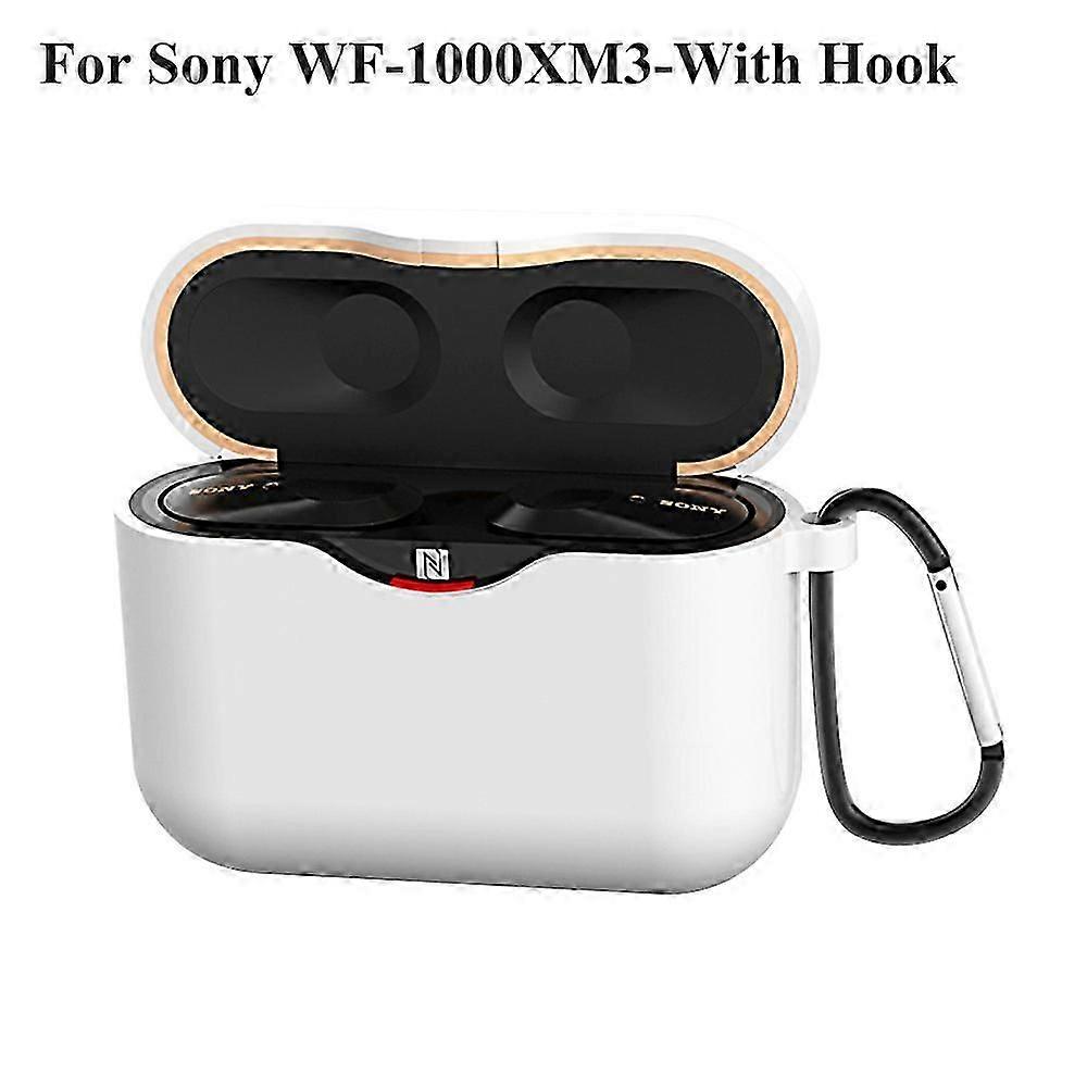 Θήκη για αξεσουάρ ακουστικών SONY WF-1000XM3 Θήκη κάλυψης κουτιού φόρτισης για SONY WF 1000 XM3 WF-1000XM4 Shell με Anti-lost Hook