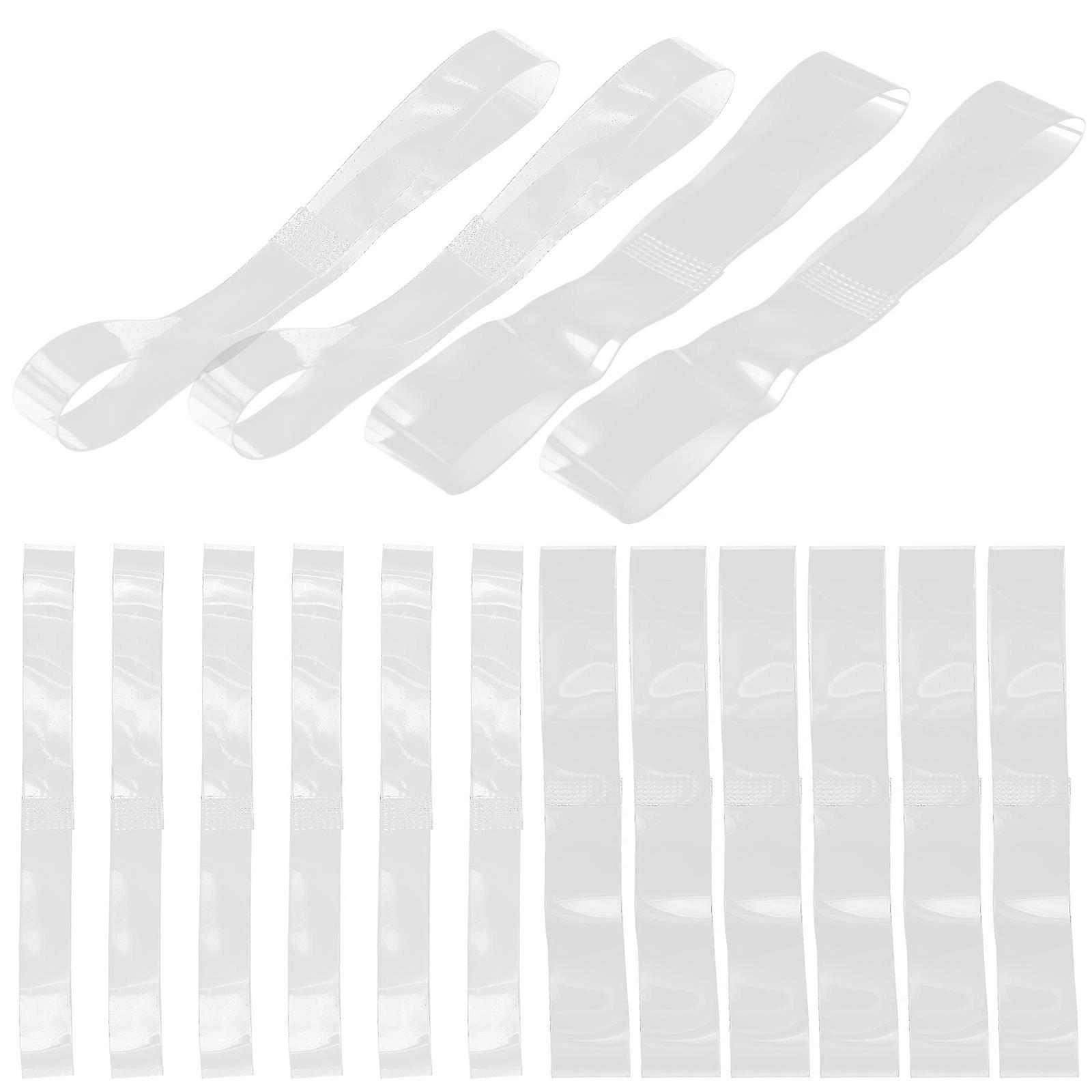 Elastic Heel Bands Flat Band for High Heels Transparent Tpu Material High Heel Decorative Accessories 8pairs