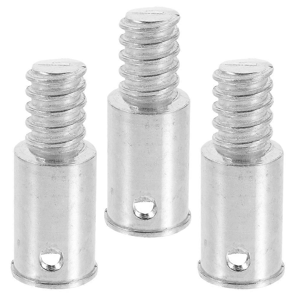 Threaded Connector Screw Broom Extension Pole Adapter Tips for Pole 3Pcs