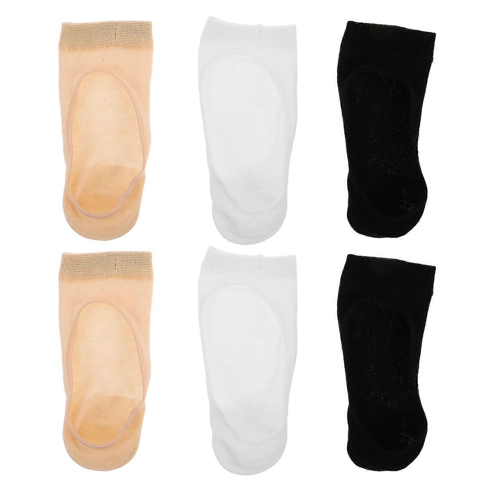 Japanese Tabi Socks for Home 6Pairs Split Toe Cotton Low Cut Invisible Socks