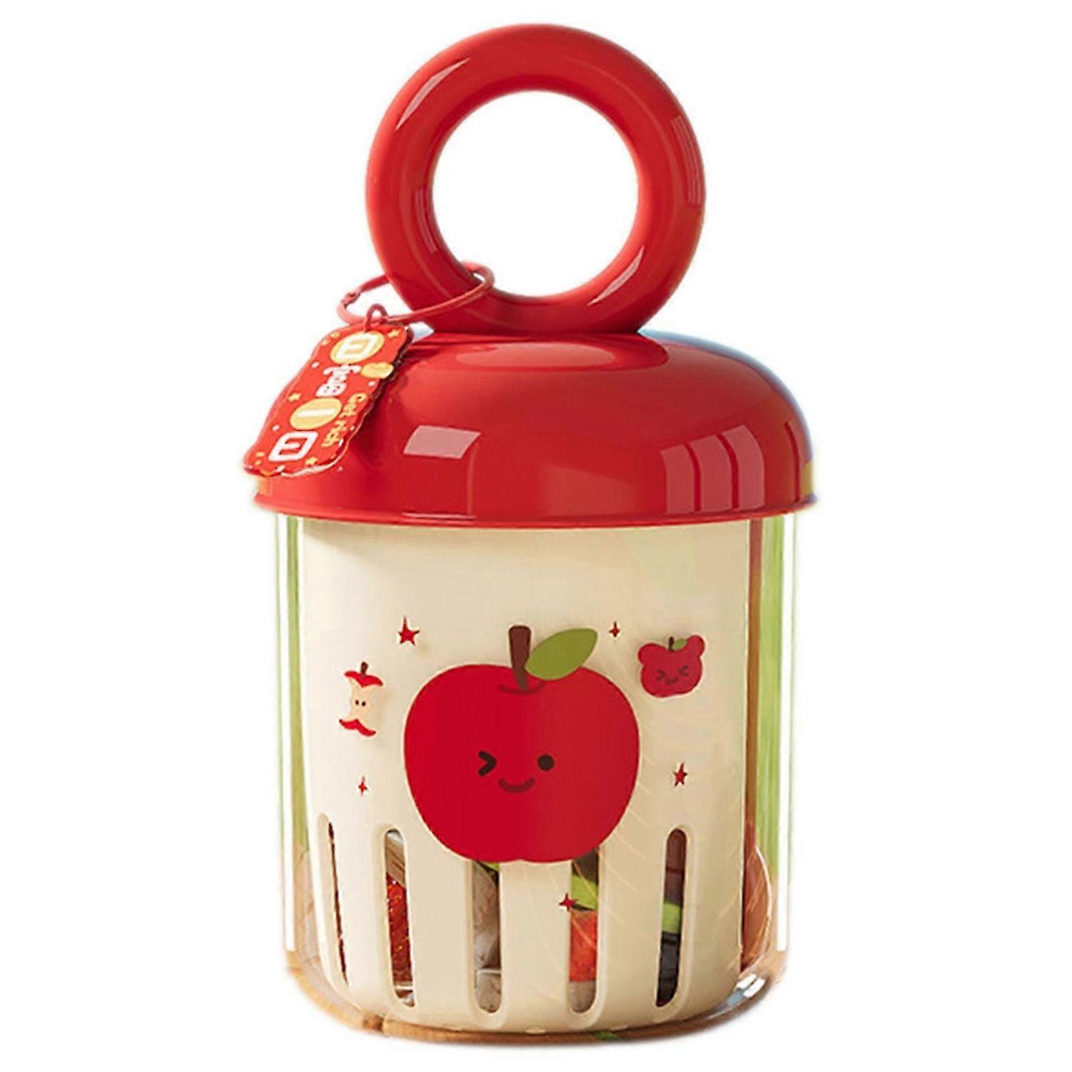 Portable Salad Cup with Fork Double-Layer Quick Draining Portable Salad Shaker Container for Outdoor Activities