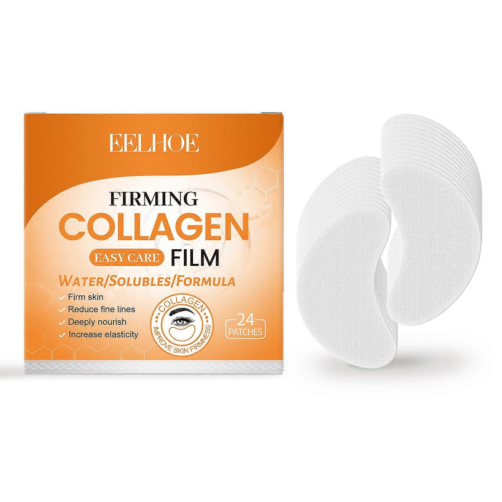 EELHOE Collagen Eye Mask Patches for Fading Fine Lines, Dark Circles, Hydrating, Moisturizing, and Nourishing the Eye Area