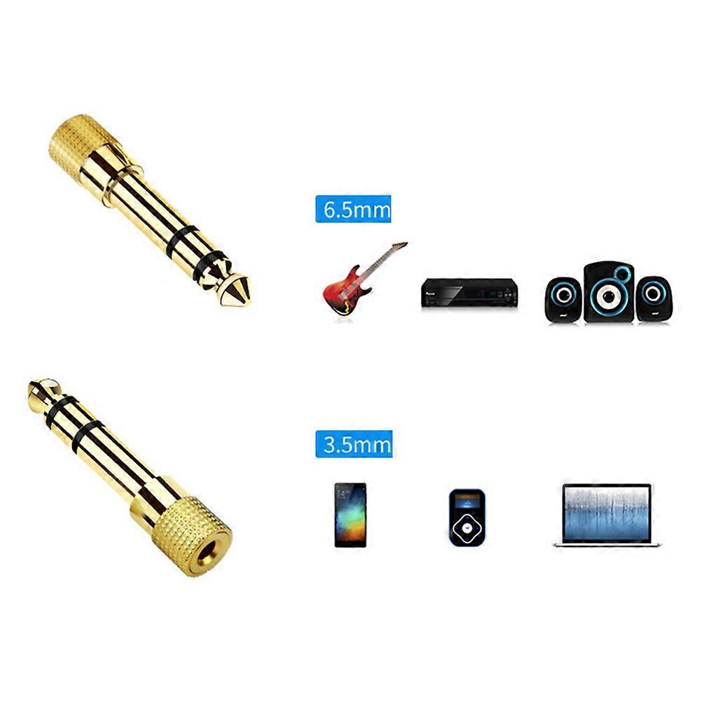 Headphone Jack Adapter 6.5 to 3.5 Audio Adapter for 3Pcs Set