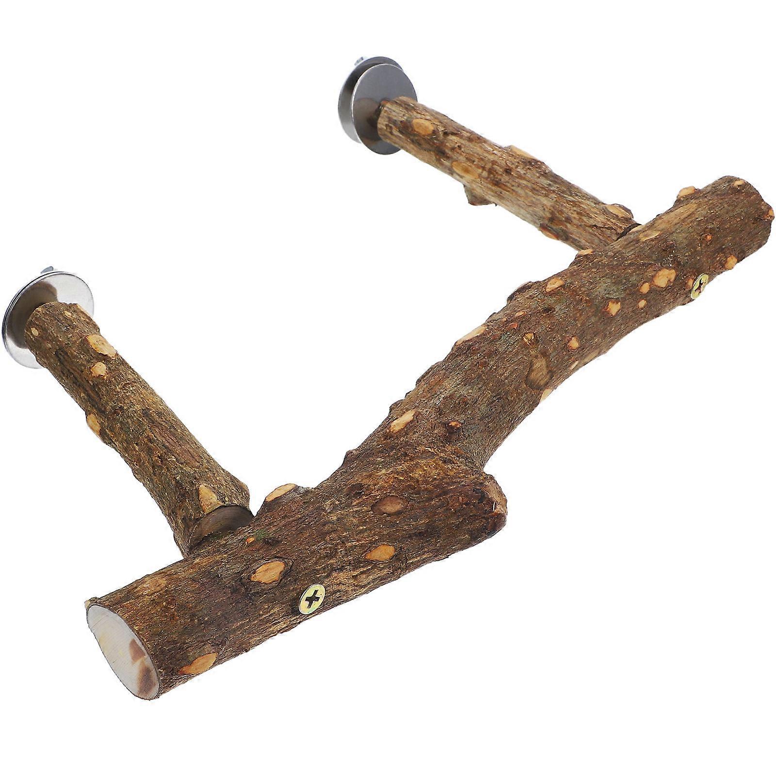 Parrot Wood Stand Branch for Playing 3Sets Bird Perch Cockatiel Toy