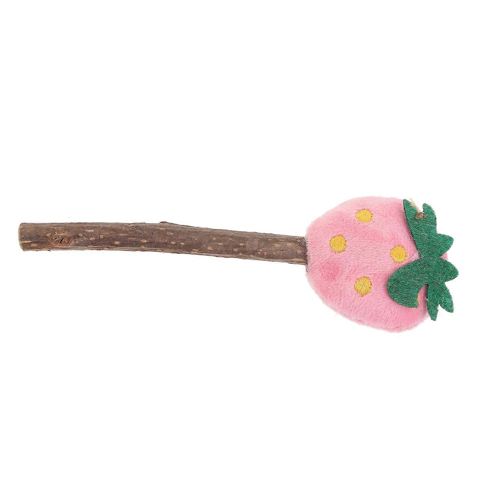 Kitten Toy Cat Wand Toy Plush Material Oral Care Kitten Accessory 14.00X4.50X2.00CM 1Set