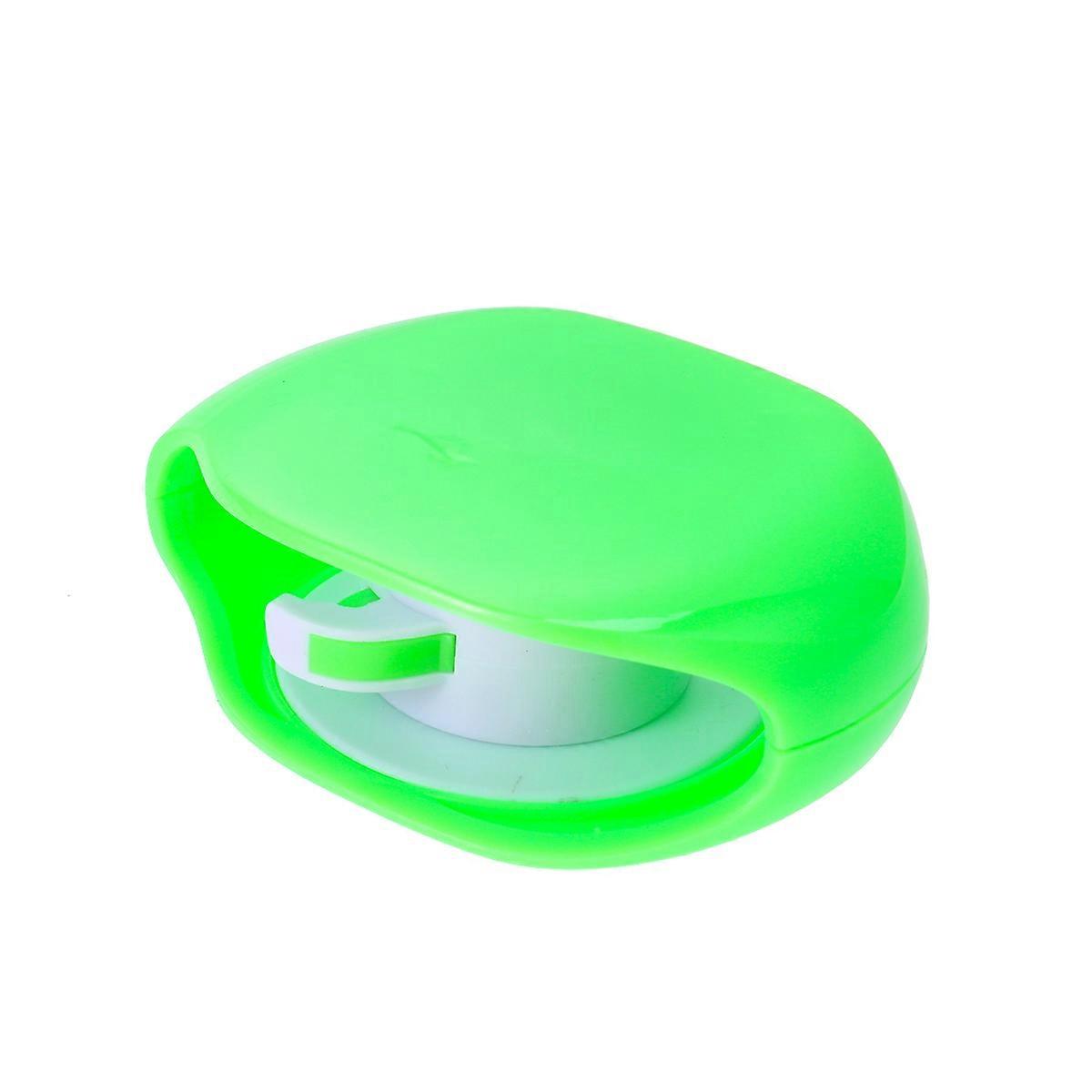 Earphone Cable Automatic Roll Organizer Box for Data Cable 2Pcs Green