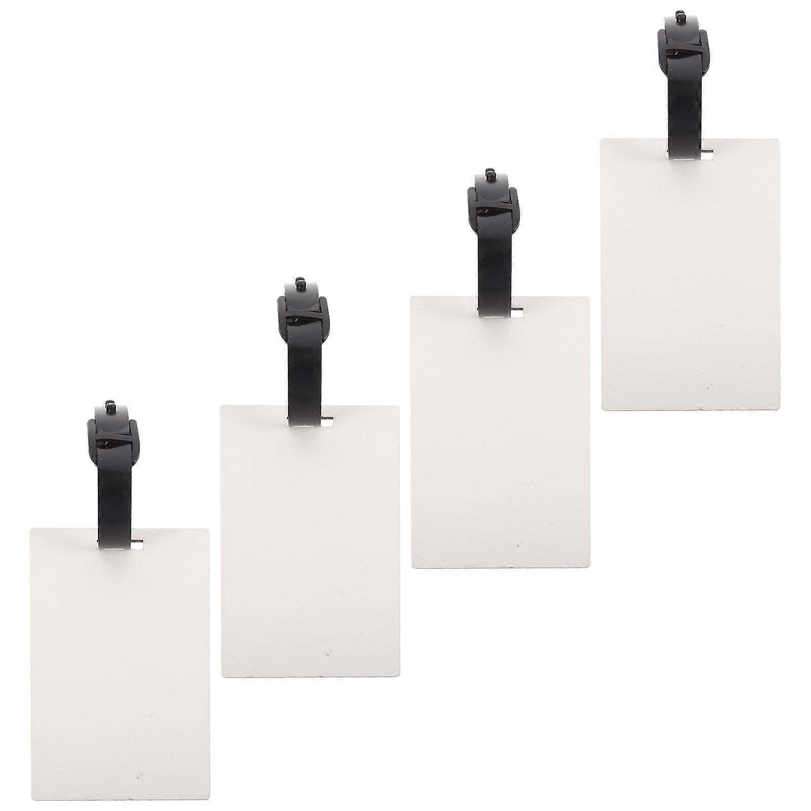 Sublimation Blank Luggage Tags for DIY Heat Transfer with 8Pcs Set