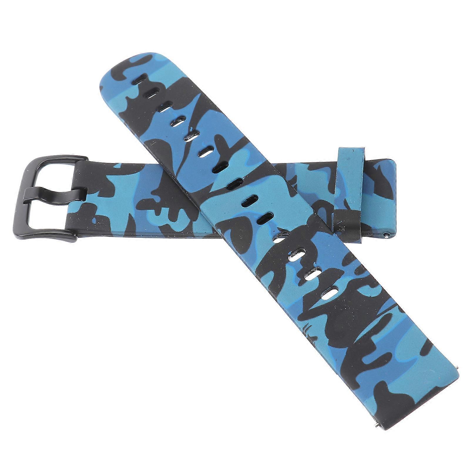 Comfortable to Version Watchband Silicone Wristband Multi-pattern Watch Strap *2 Cm Any Occasion 1Pack