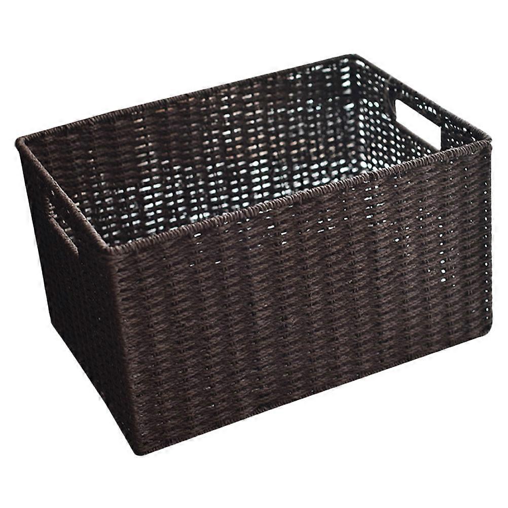 Natural Wicker Basket for Storage Use Handwoven 2Pcs Set