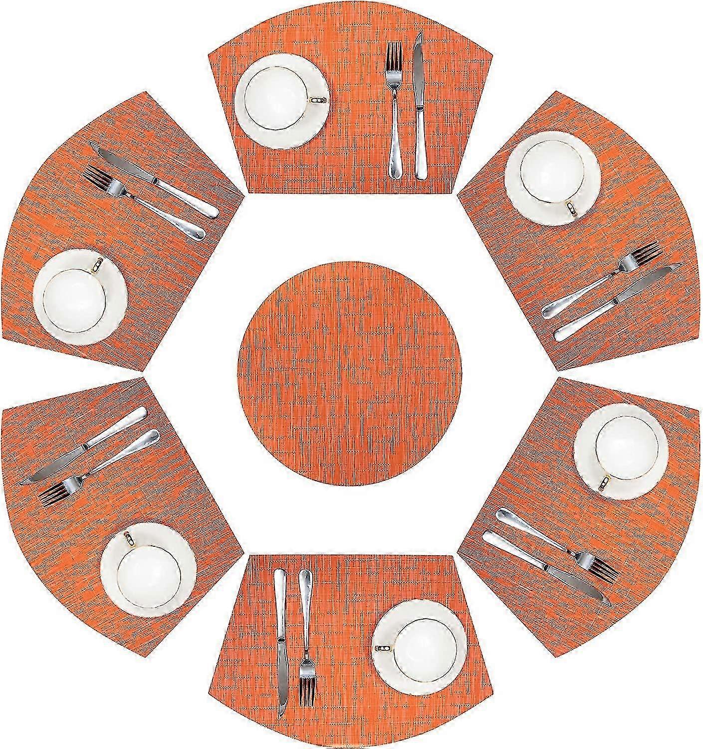 Set Of 7 Round Table Placemats 2025