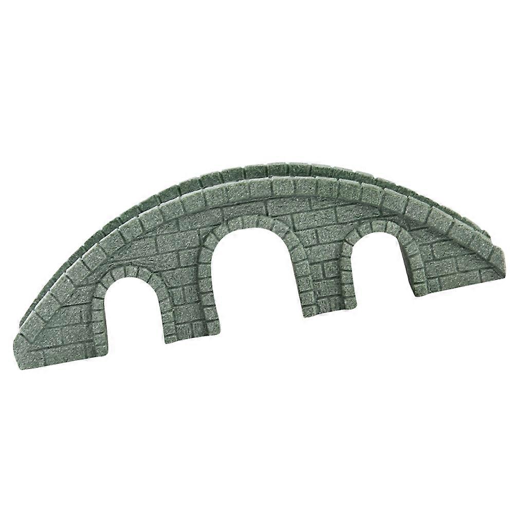 Miniature Bridge Statue Bridge for Garden Decoration 3Pcs Set