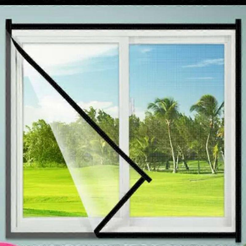 Summer Anti-mosquito Window Screen Customizable Size Self Adhesive Window Mosquito Net Insect Proof Door Mosquitonet For Windows