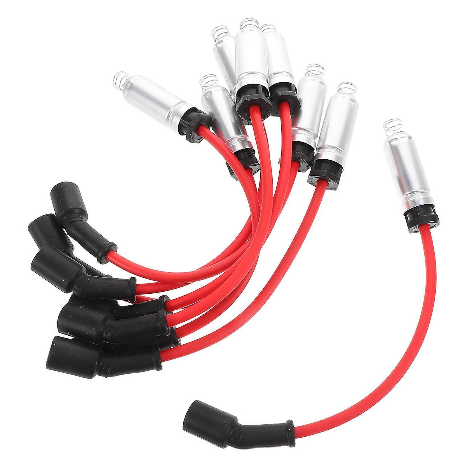 Ignition Spark Plug Wire Set 16 Pcs For Automotive Enthusiasts Compatible With Chevrolet Engines With Multi Color Design 34.00X2.50X2.50CM