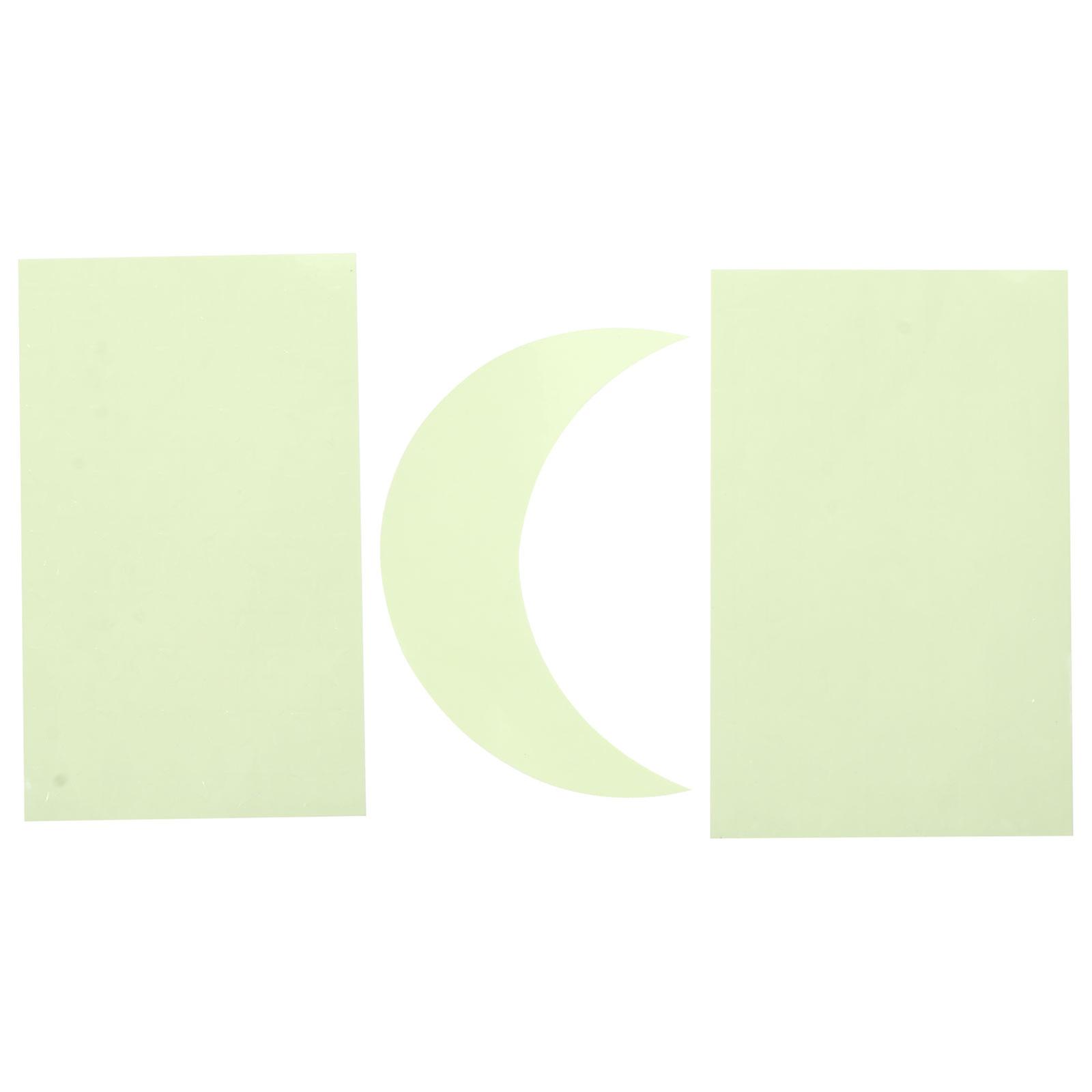 Luminous Wall Decals Moon Star Shape Wall Stickers for Decoration 9 Sheets