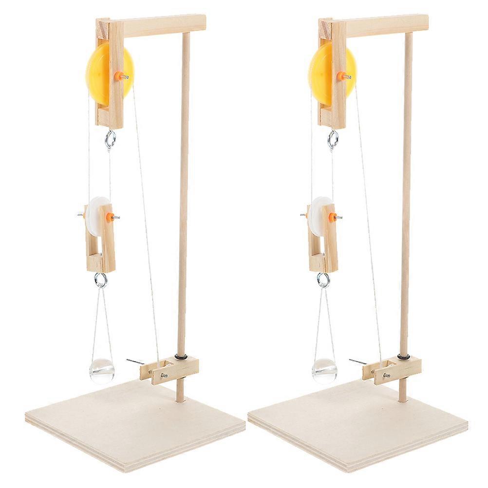 Physics Kit Pulley Model Kit for Teaching 6Sets Educational Science Tool