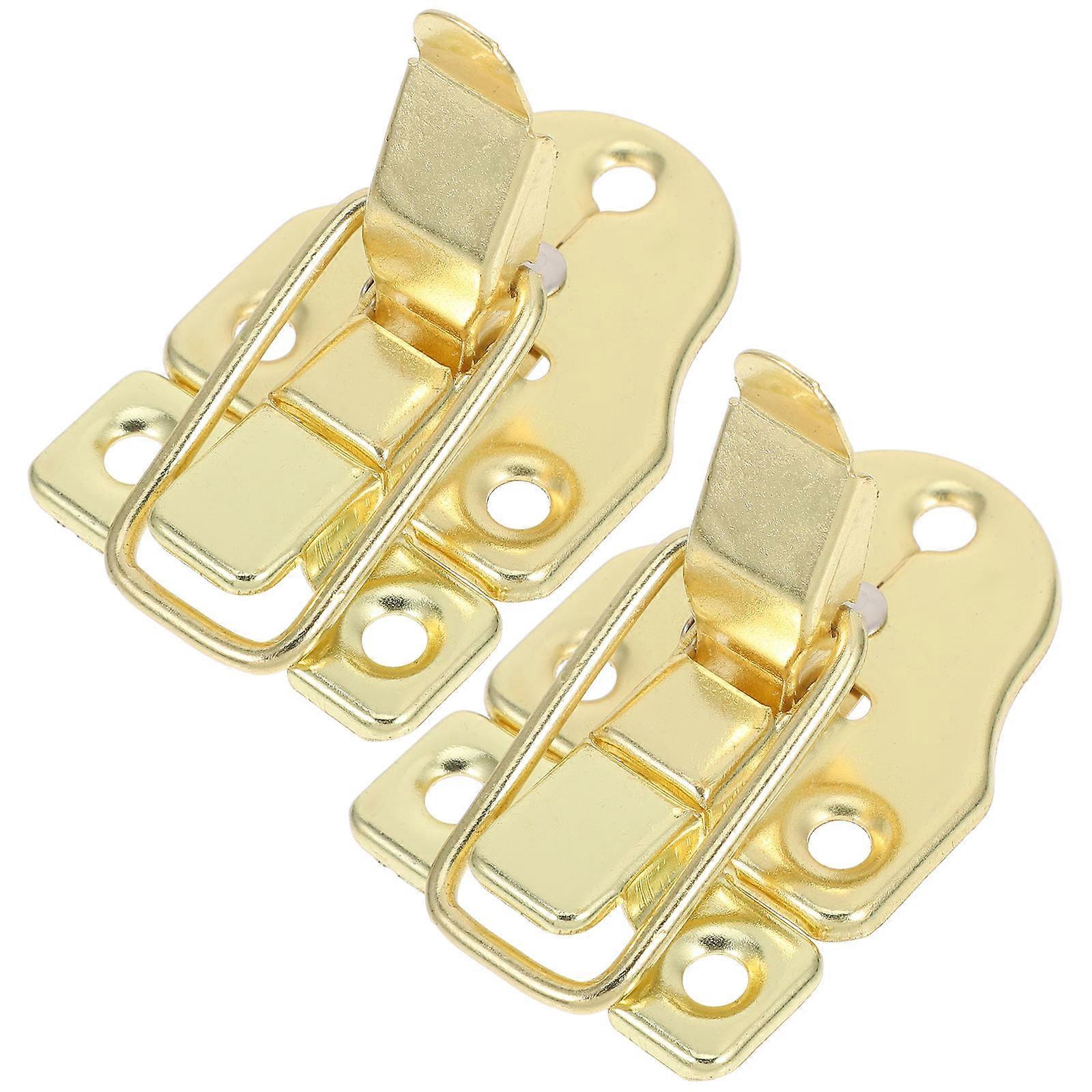 Heavy Duty Metal Duck Billed Toggle Hasp Latch For Wooden Box Secure Fastening Solution For Home Use 2Pcs