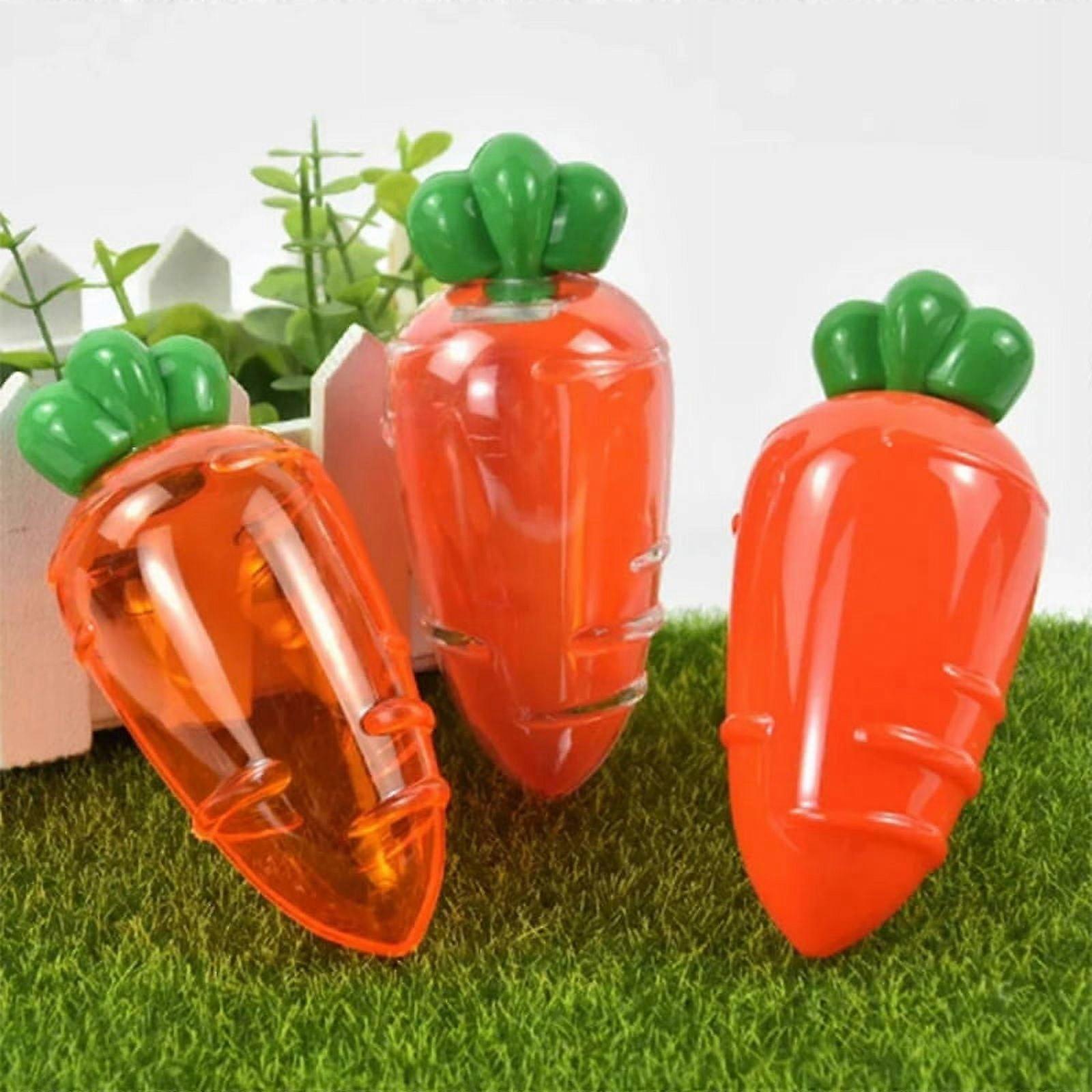 5pcs Transparent Easter Plastic Carrots Candy Box Easter Gift Box Decorations B