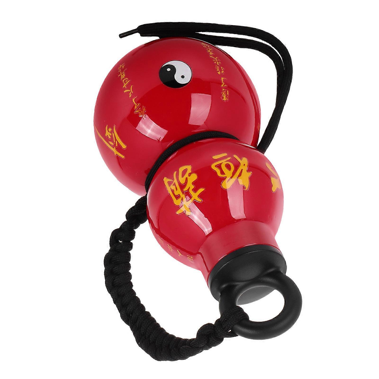 Portable Gourd Water Bottle for Gym 2Pcs Red Retro Sports Flask