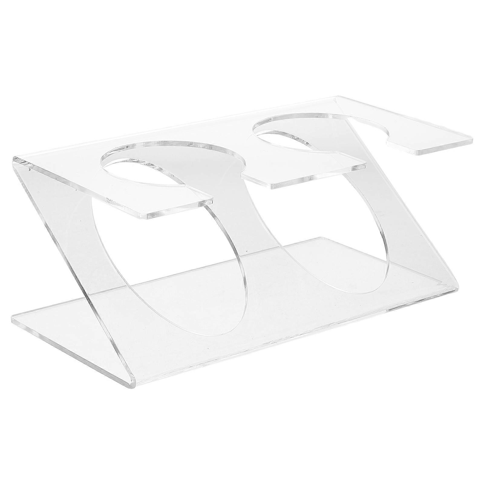 Coffee Station Accessories Rack for Storage 4Pcs Acrylic Test Tubes