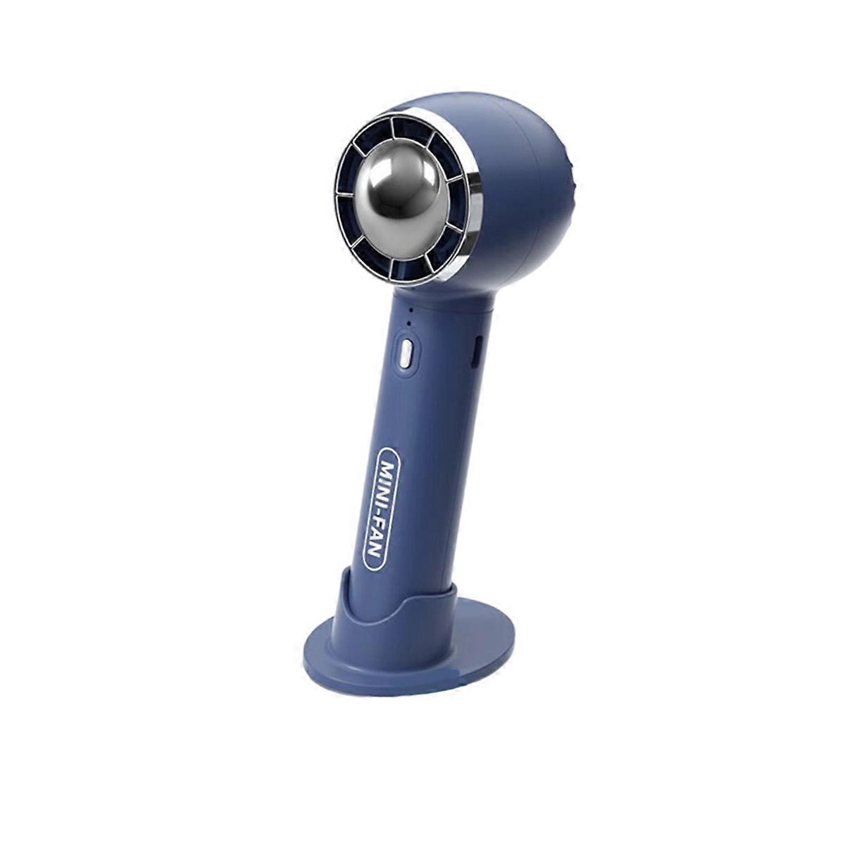Mini Fan with USB Charging Silent Operation for Camping Blue