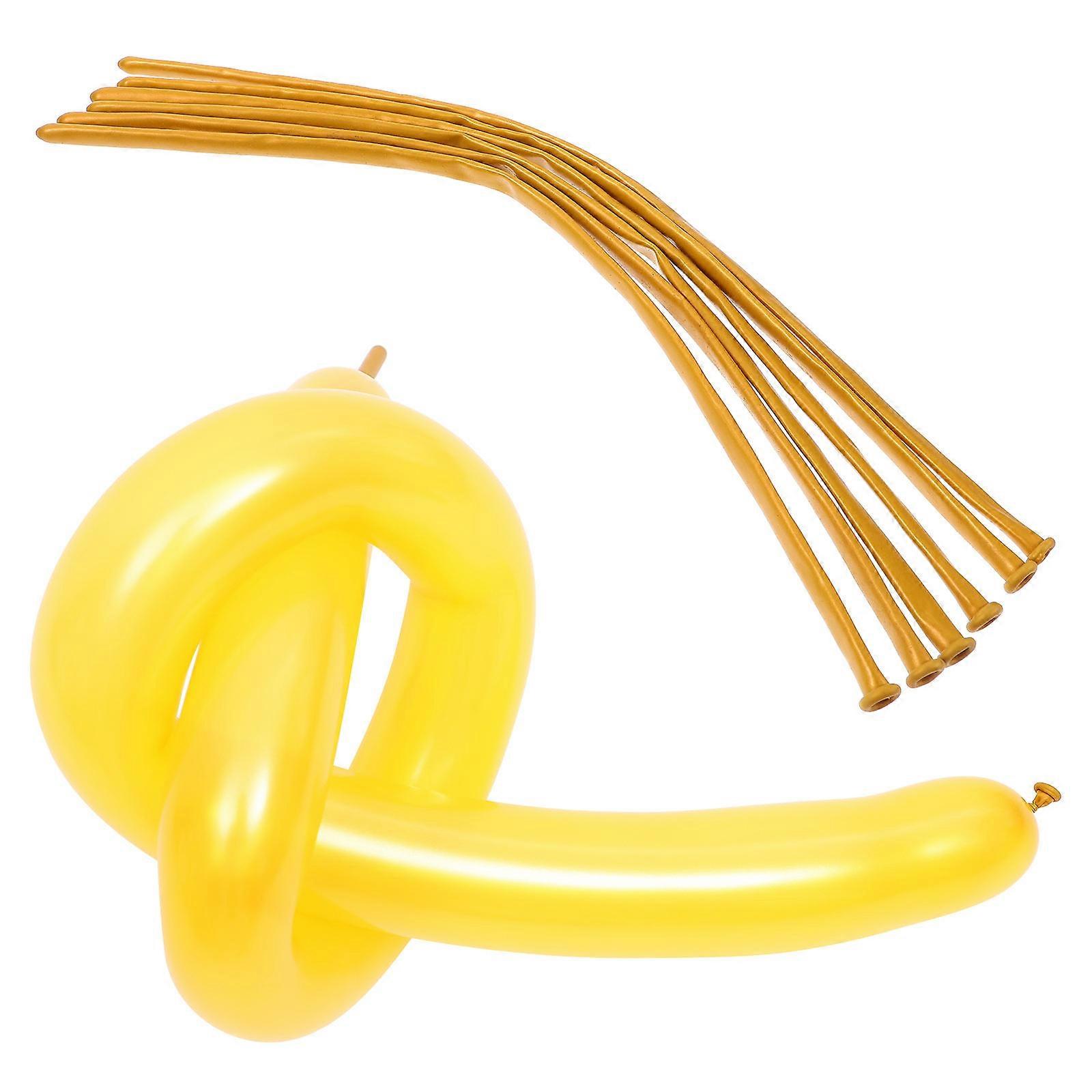 Latex Golden Decorative Balloons for Twisting 500Pcs Party Use