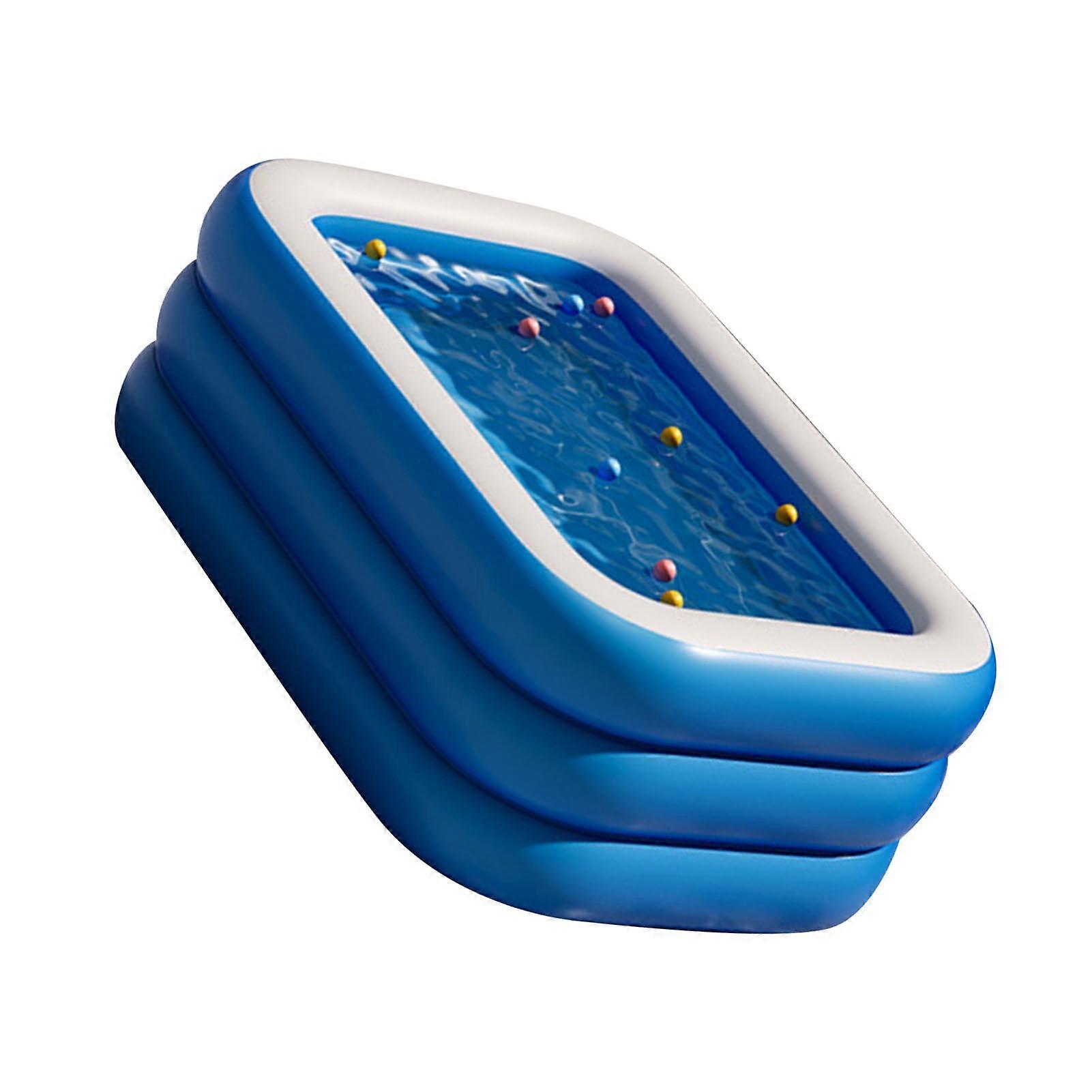 Inflatable 1.5m Thickened PVC Foldable Toddler Pool 3 Layers