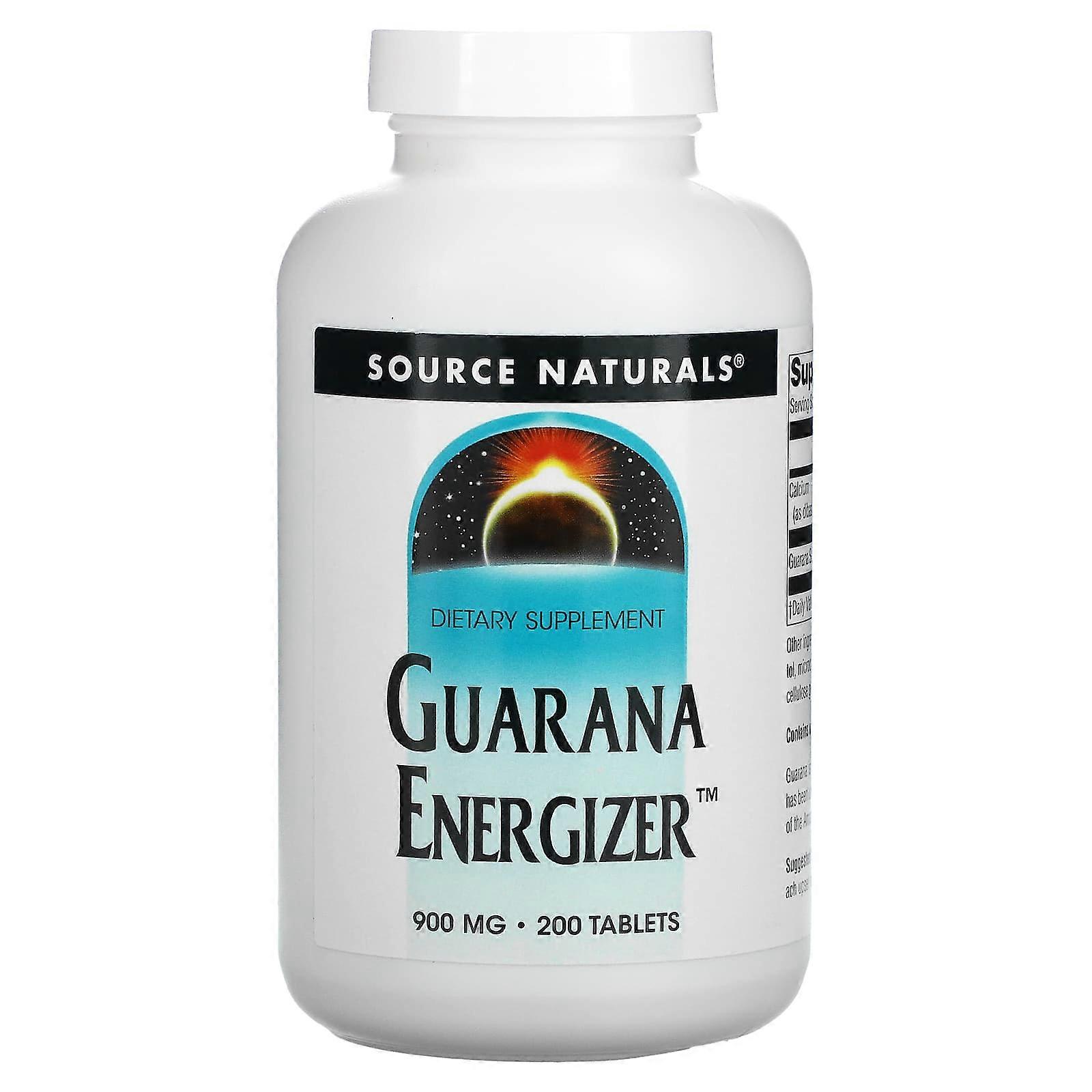 Guarana Energizer, 900 mg, 200 Tablets