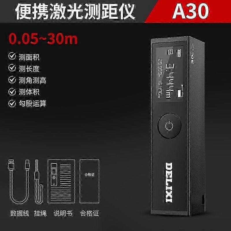 2025 Xiaomi DELIXI Laser Rangefinder Portable Electronic Ruler Handheld Distance LED Display High-precision Measuring Room Home Tools