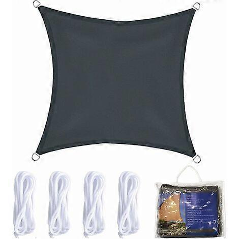 2x2m Rectangular Shade Sail Waterproof Breathable Sun Shade Cloth UV Protection