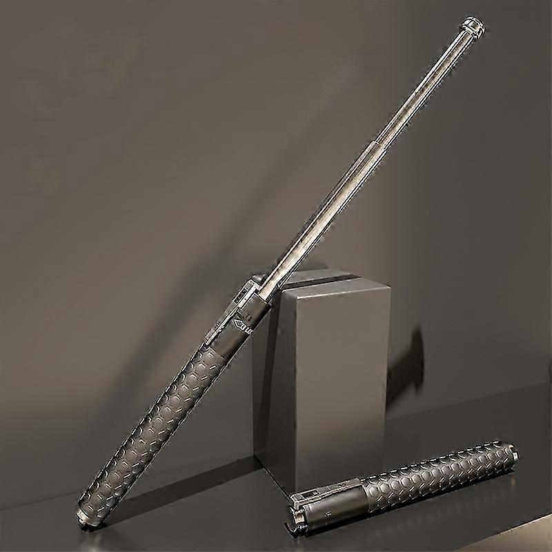 Telescopic Three-section Stick Portable Retractable Spring Rod Portable Telescopic Self-defense 25-26s