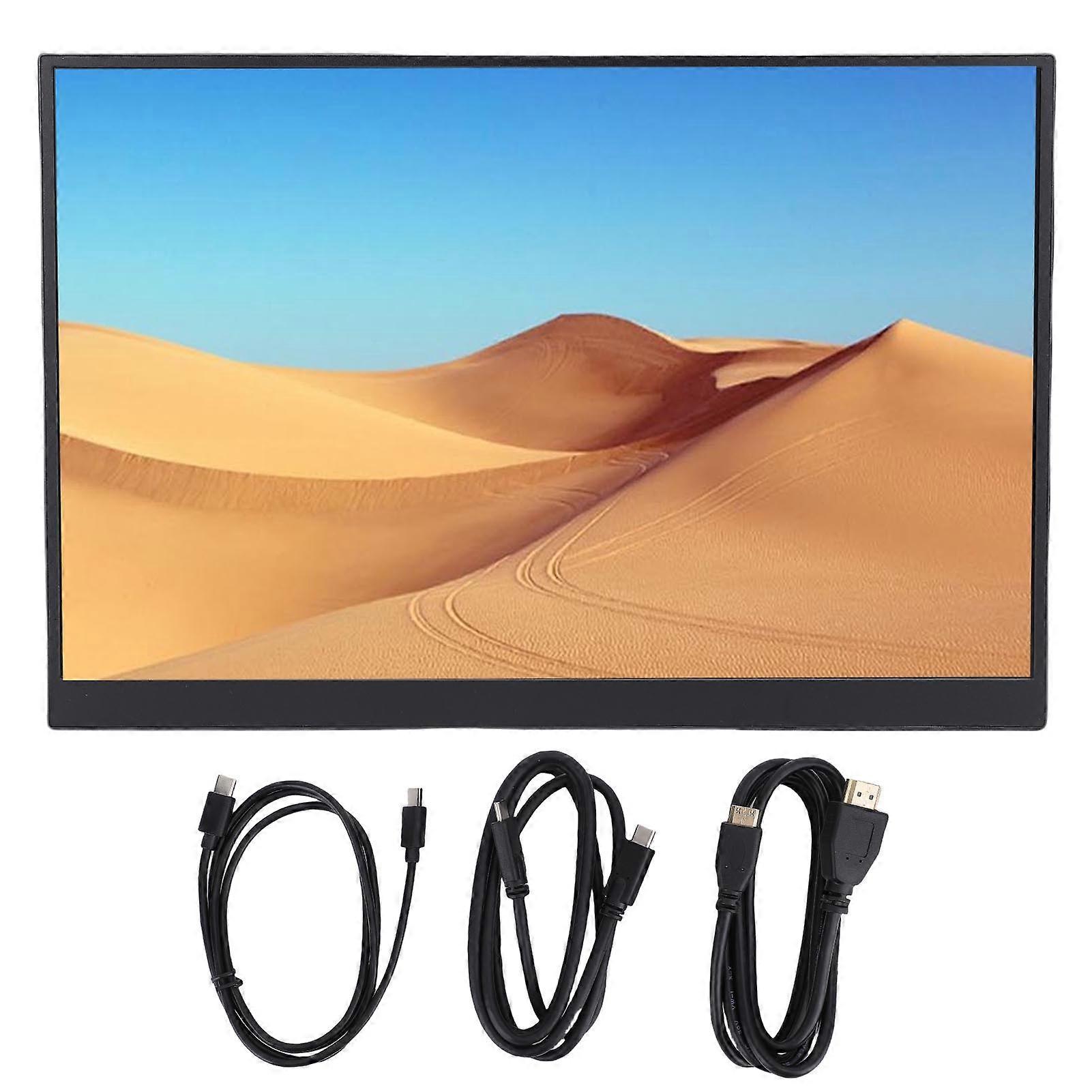 16 Inch 4K Portable Computer Display 120Hz USB-C Monitor with Dual Speakers
