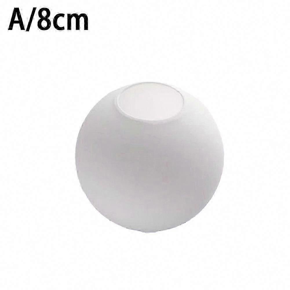 Matte White Globe Glass Lamp Shade Replacement Round Light Cover Fix