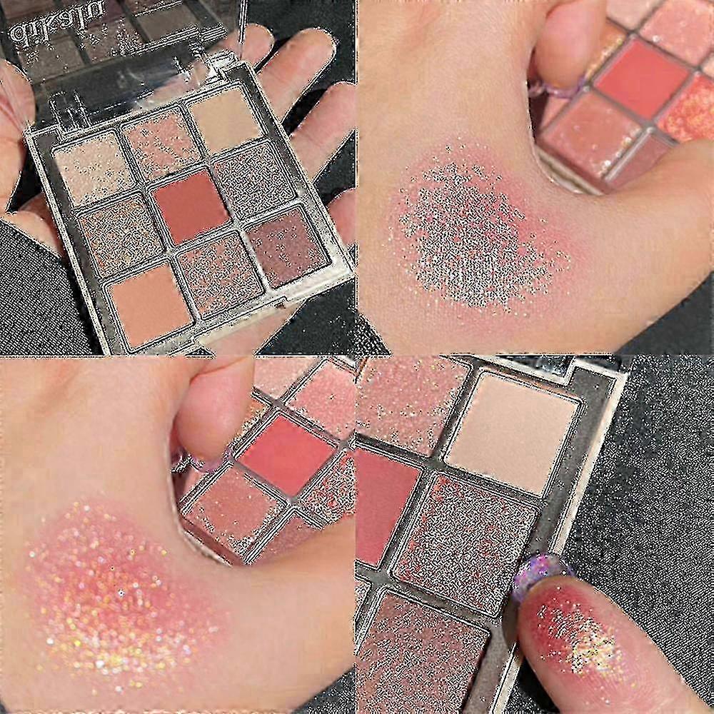 16 Color Eye Shadow Matte Pearlescent Powder Delicate And Easy To Clear Eye Shadow Palette Green Spirit