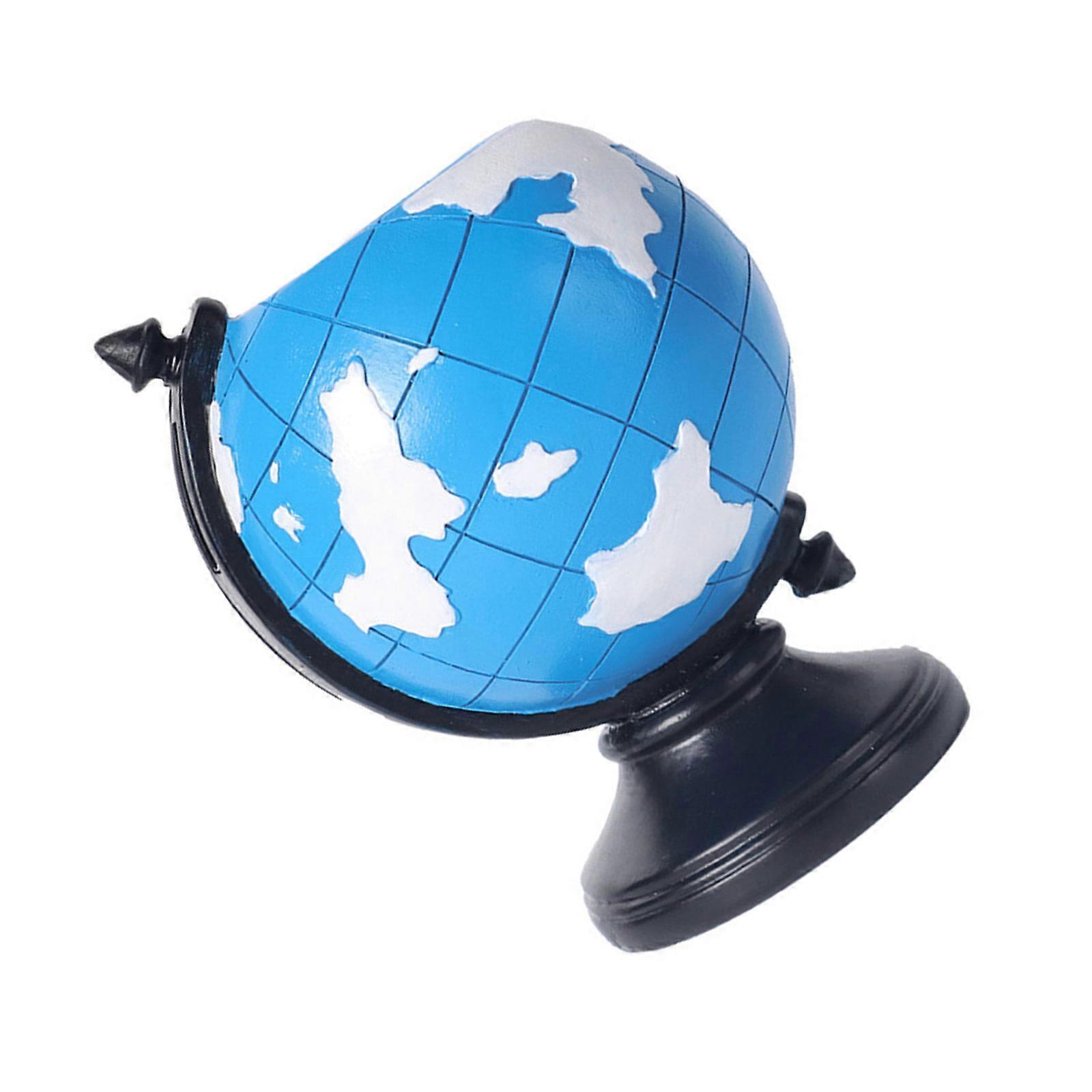 Globe Inspired Pen Holders And Desk Decoration Resin Office Organizers With Ample Storage For Pen Scissors Rulers Multicolor