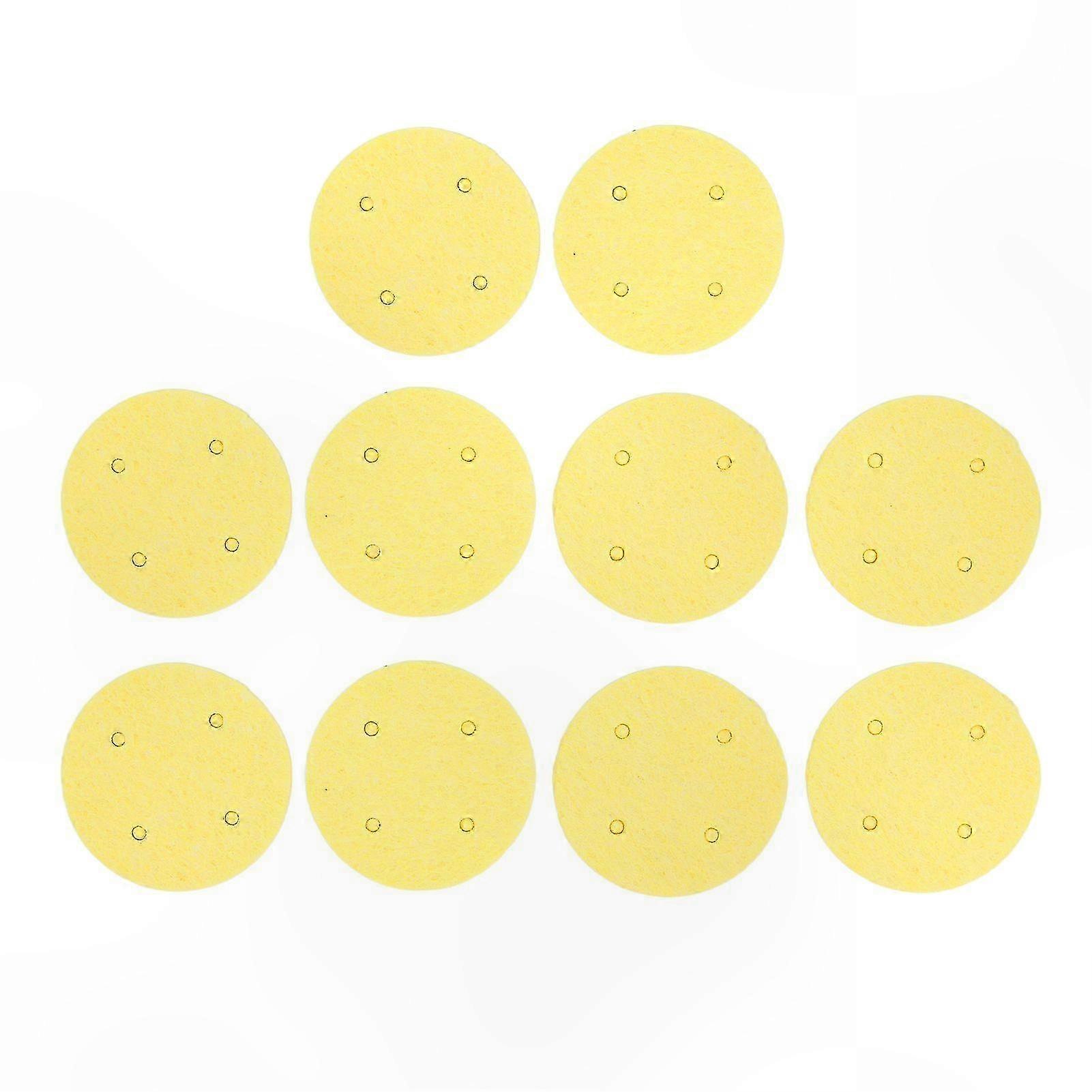 10pcs 60mm Reusable EMS Electrode Pads for Electrotherapy Device