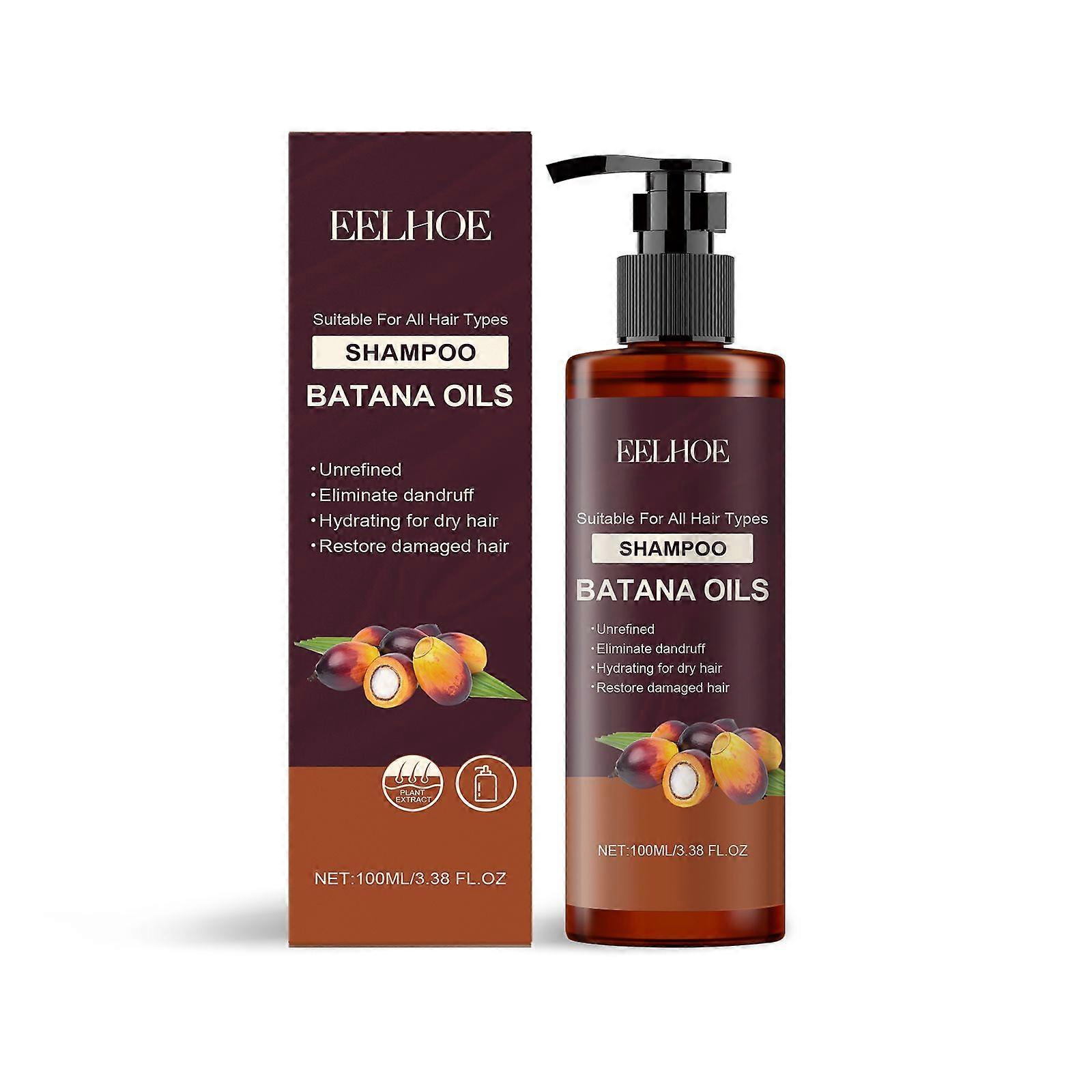 Eelhoe Batana Shampoo Moisturizing, Repairing, Nourishing, Smoothing Dry, Frizzy, Smooth And Oil-Control Shampoo