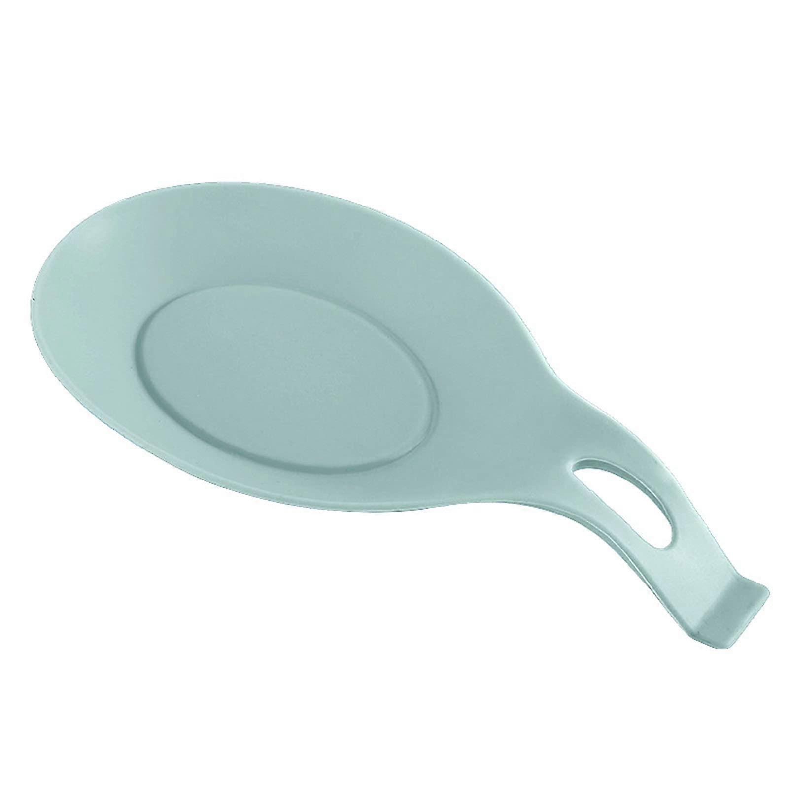 Silicone Kitchenware Insulation Spoon Holder Light Green Color Heat Resistant Silicone Material