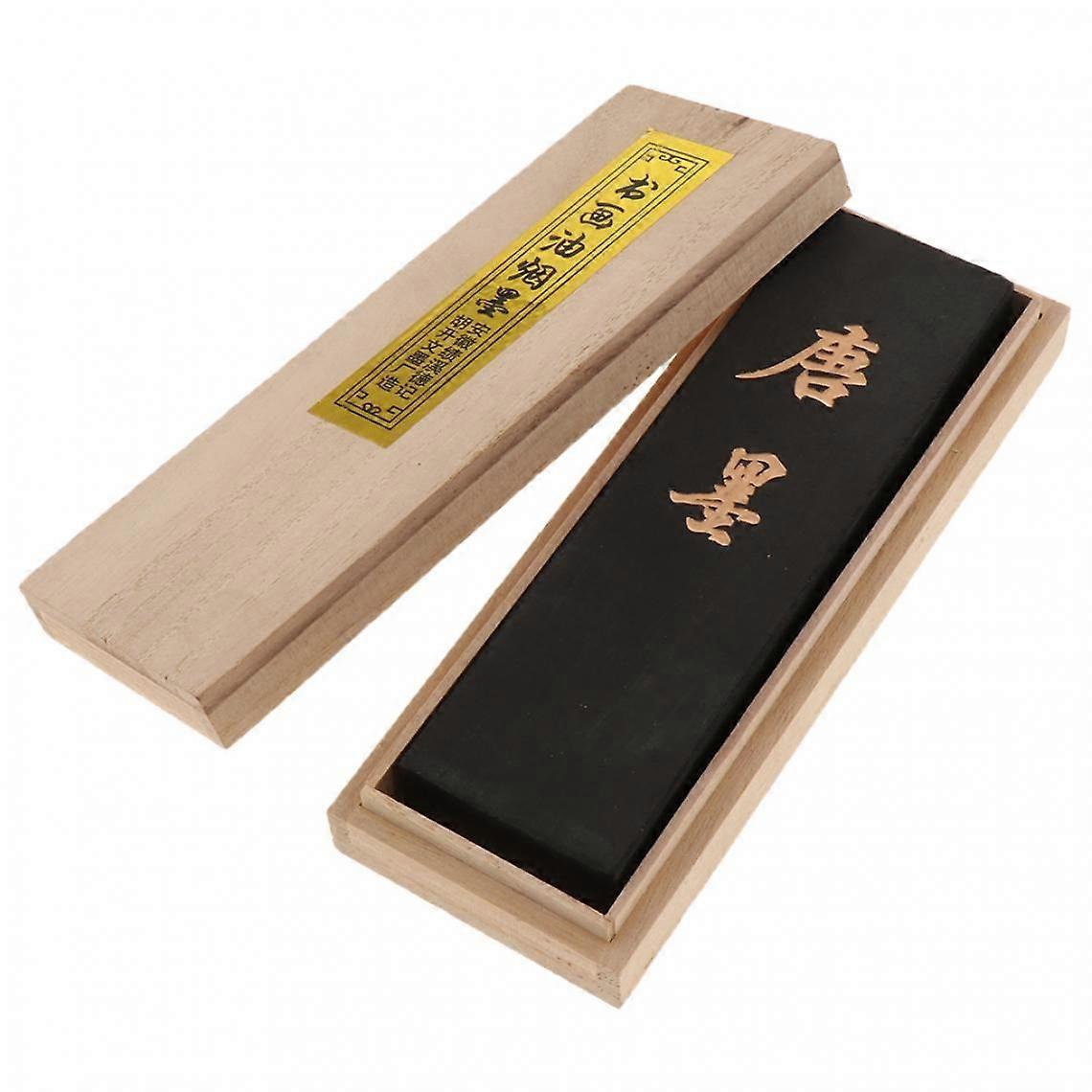 chinese drawing writing black ink tool block block small black oil smoke