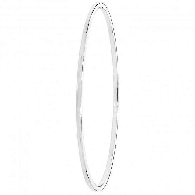 Acotis Silver Bangle Round Plain G4323