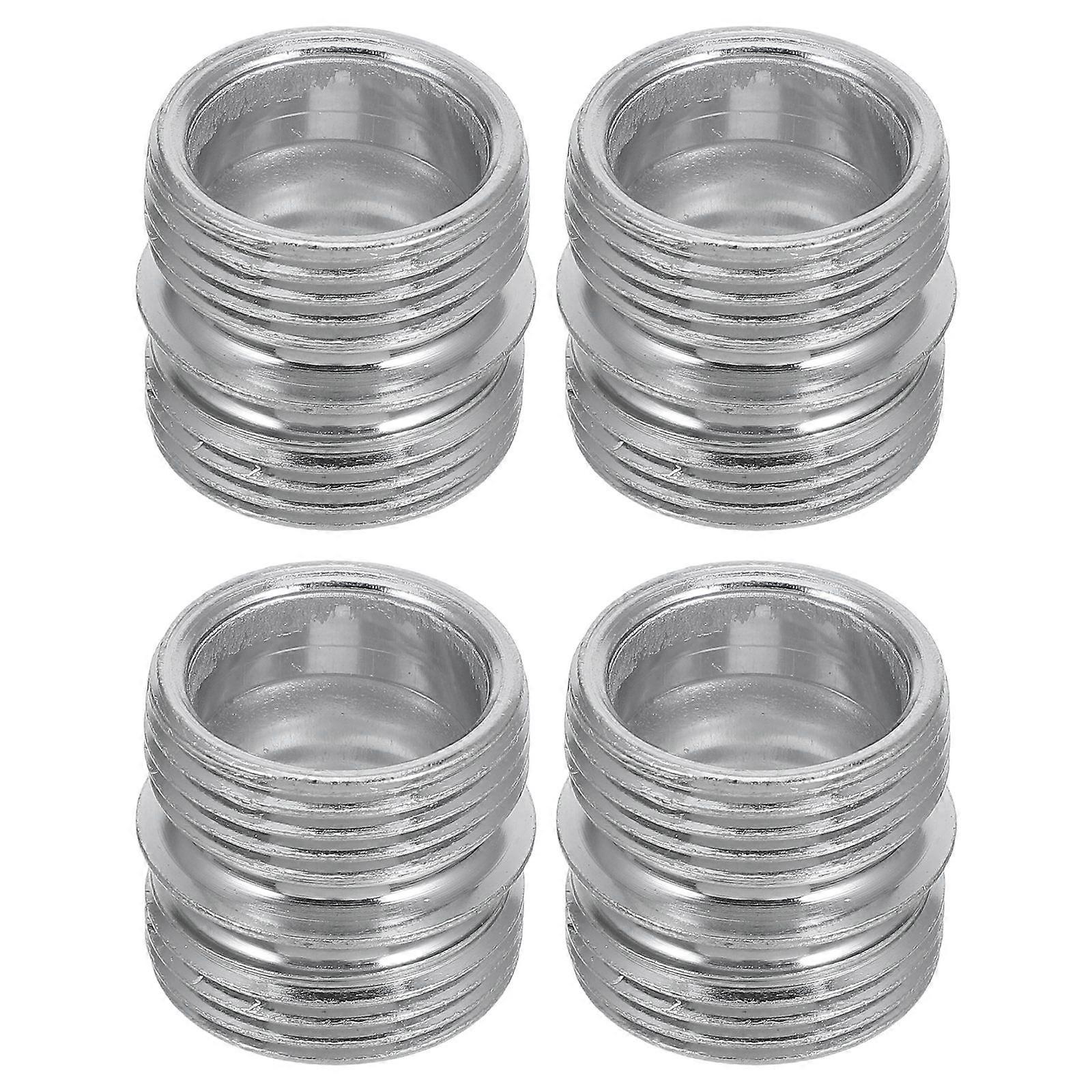 4pcs Metal Rack Shelf Fixing Parts Double Head Shelf Support Nut Wire Shelving Hardware Replacement Wire Shelving Hardware Wire Rack Shelf Accessor