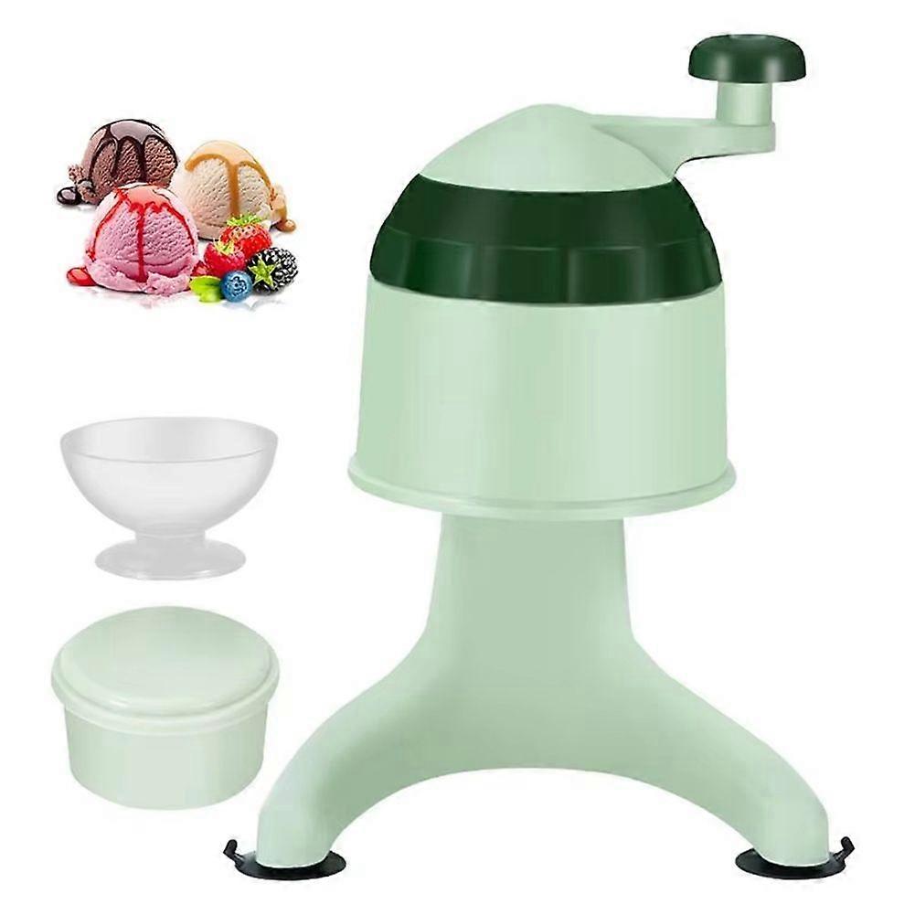 Manual Ice Shaver,Non-Slip,Summer Snow Cone Machine for Flavored Snacks, Ideal for Home Use, Kids,